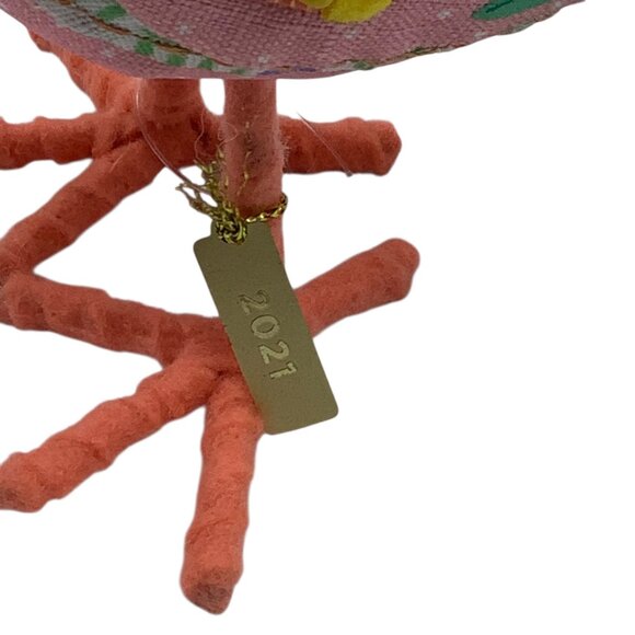 Target Spritz 2021 EASTER Featherly Friends PATCHES Fabric Bird Floral 7" - Picture 3 of 8